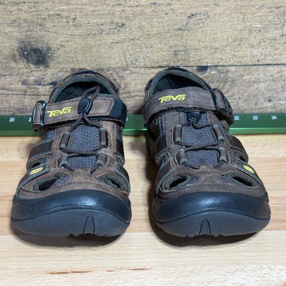 Teva Men's Brown and Black Hiking Sandals - Picture 6 of 11